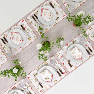 
            
                Load image into Gallery viewer, Pomegranate Botanial Garden Linen Placemats
            
        
