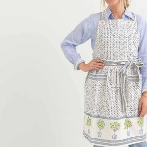 Pomegranate Lemon Topiary Apron
