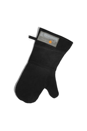 Outset Black Leather Grill Mitt