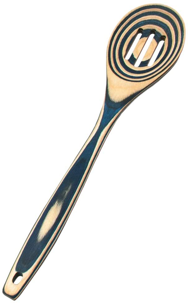 Island Bamboo Wood Slotted Spoon