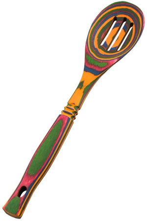 Island Bamboo Wood Slotted Spoon