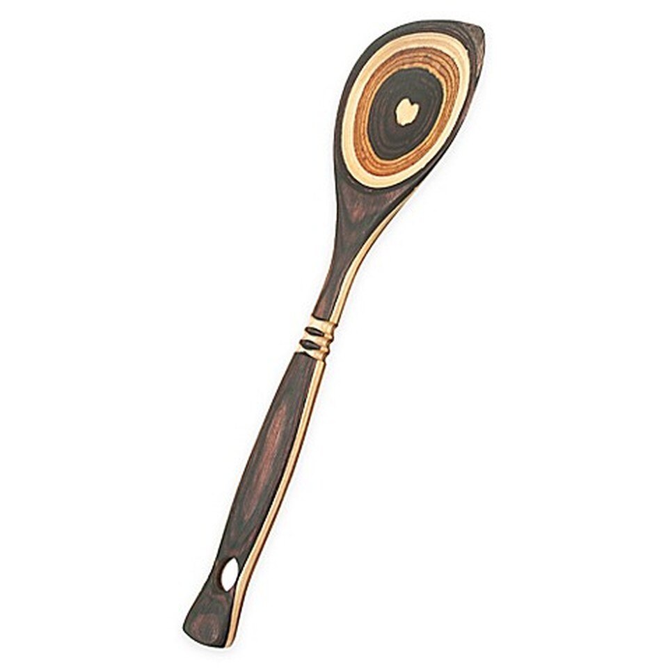 Island Bamboo Wood Corner Spoon