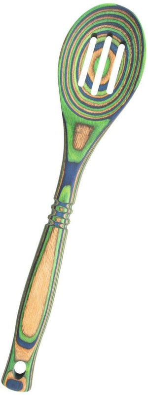Island Bamboo Wood Slotted Spoon