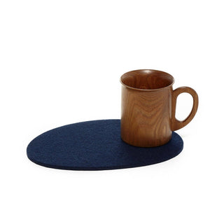 Graf Lantz - Medium Stone Merino Wool Felt Trivet: Marine