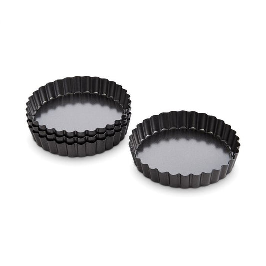 Mrs Anderson Non-Stick Quiche Pans- 4 PC