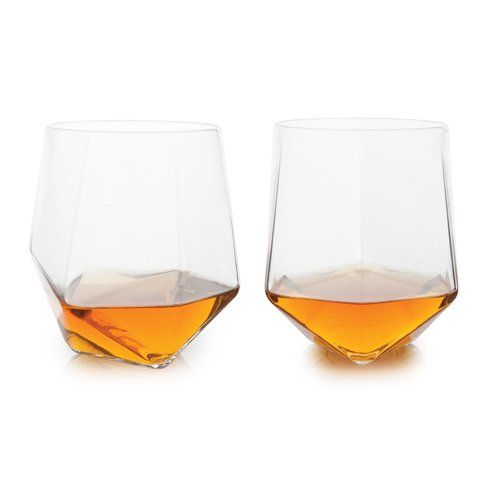 True Faceted Tumblers by Viski - 2 PC