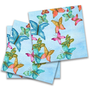 Butterflies Flying Cocktail Napkin