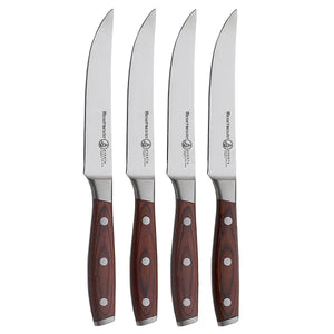 Messermeister - Avanta Fine Edge Steak Knife Set - Pakkawood Handle - 4 Pc