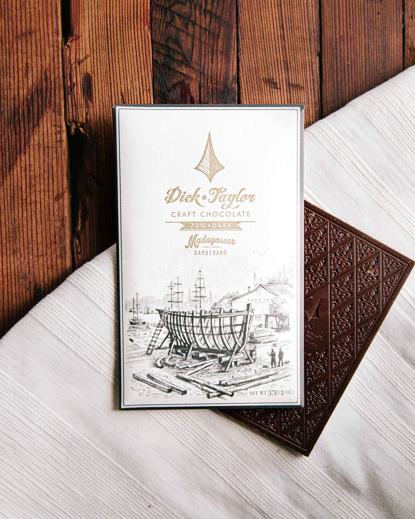 Dick Taylor Craft Chocolate 72% Madagascar, Sambirano Dark Chocolate