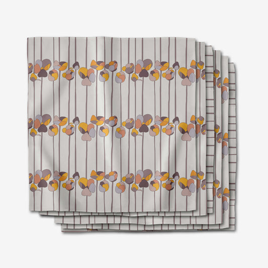 Geometry - Blossoming Buds Dinner Napkins