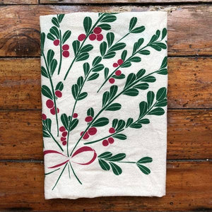 Mistletoe Tea Towel