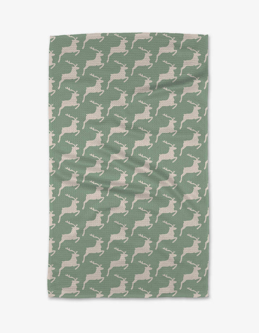 Geometry - Reindeer Tea Towel