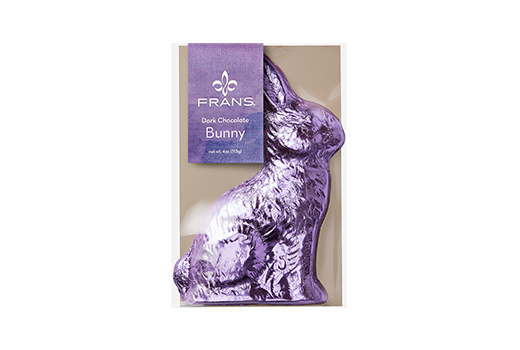 Fran's Chocolate Dark Chocolate Bunny