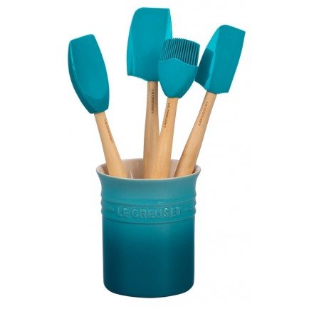 Le Creuset Utensils with Crock