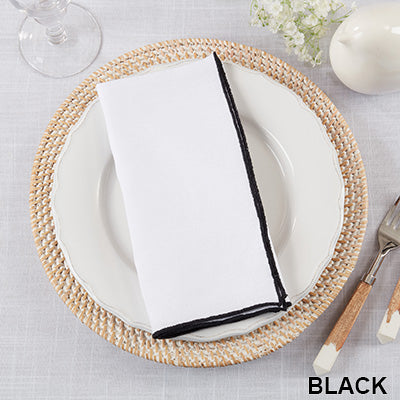 Stonewashed Stitch Boarder Napkin