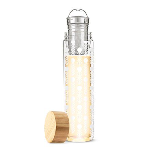 True Blair Floral Glass Tea Infuser by Pinky Up