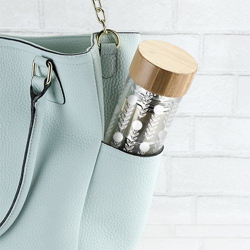 True Blair Floral Glass Tea Infuser by Pinky Up