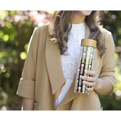 True Blair Floral Glass Tea Infuser by Pinky Up