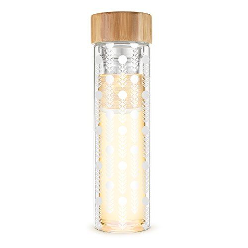 True Blair Floral Glass Tea Infuser by Pinky Up