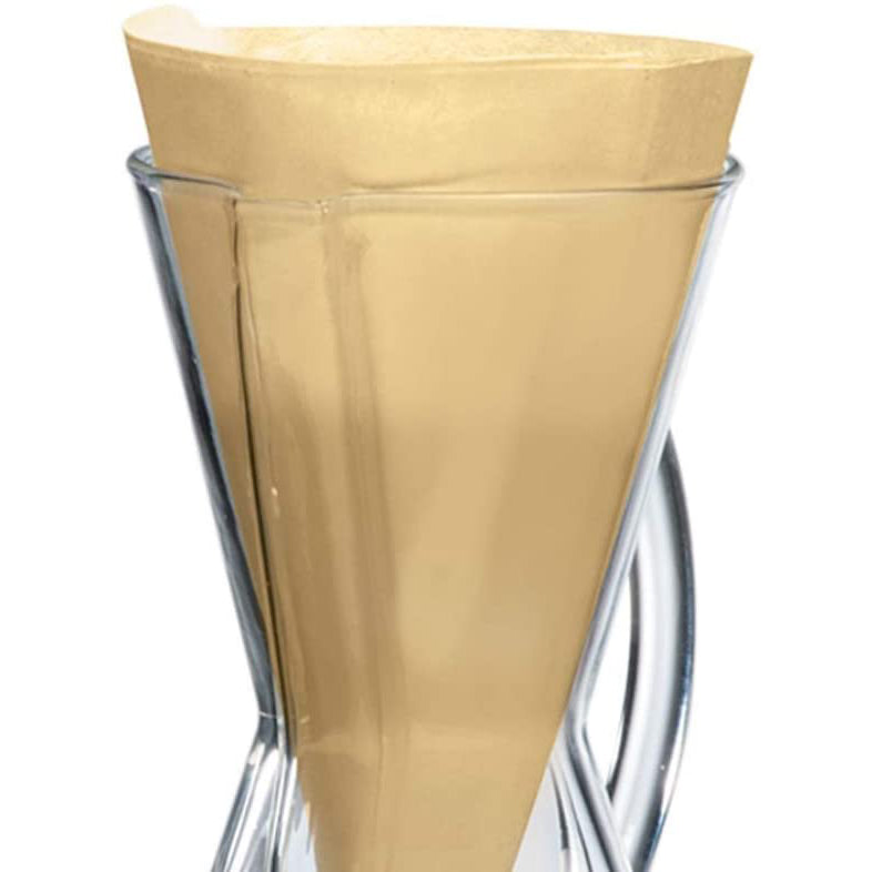 Chemex Unfolded Half Moon Filters - Natural