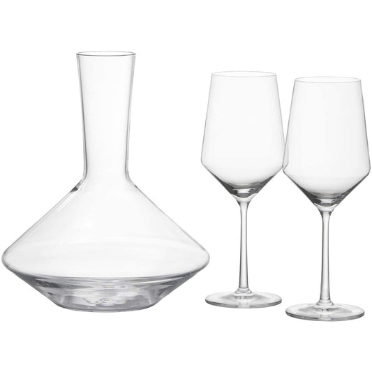 Schott Zwiesel Pure Decanter & 2 Pure Cab Glasses