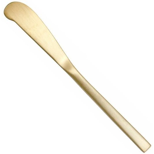 Arezzo Butter Knife - Brushed Gold