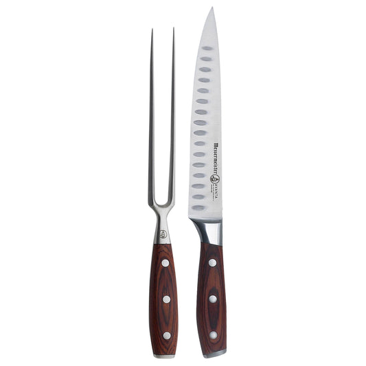 Messermeister Avanta Kullenschliff Carving Knife Set, 2 Pc