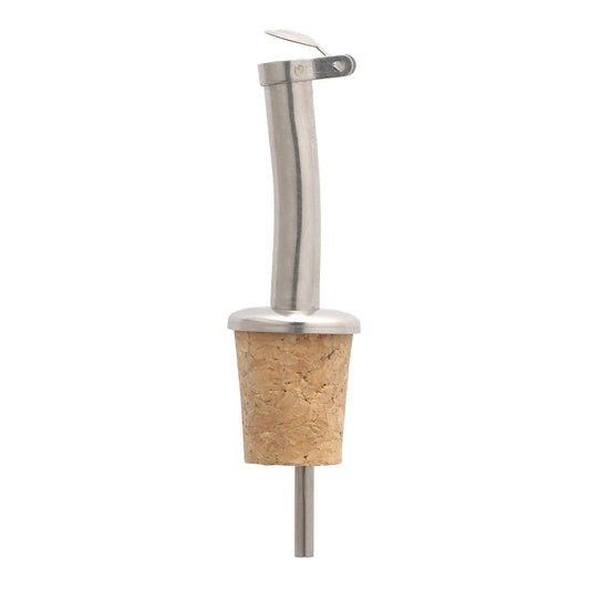 Fantes Bottle Stopper Pourers - Stainless Steel & Cork, Set of 2