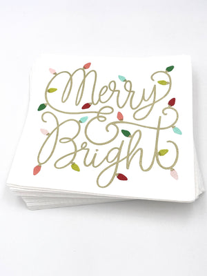 
            
                Load image into Gallery viewer, Merry and Bright Cocktail Napkins - 20 PC
            
        