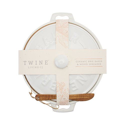 True Ceramic Brie Baker and Spreader by Twine