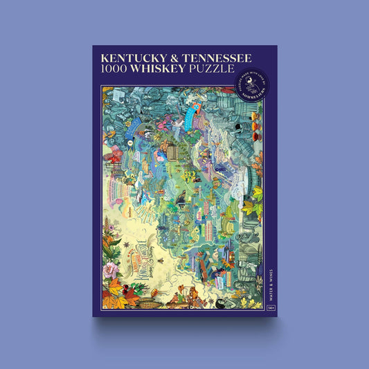 Water & Wines - Whiskey Puzzle - Kentucky & Tennessee