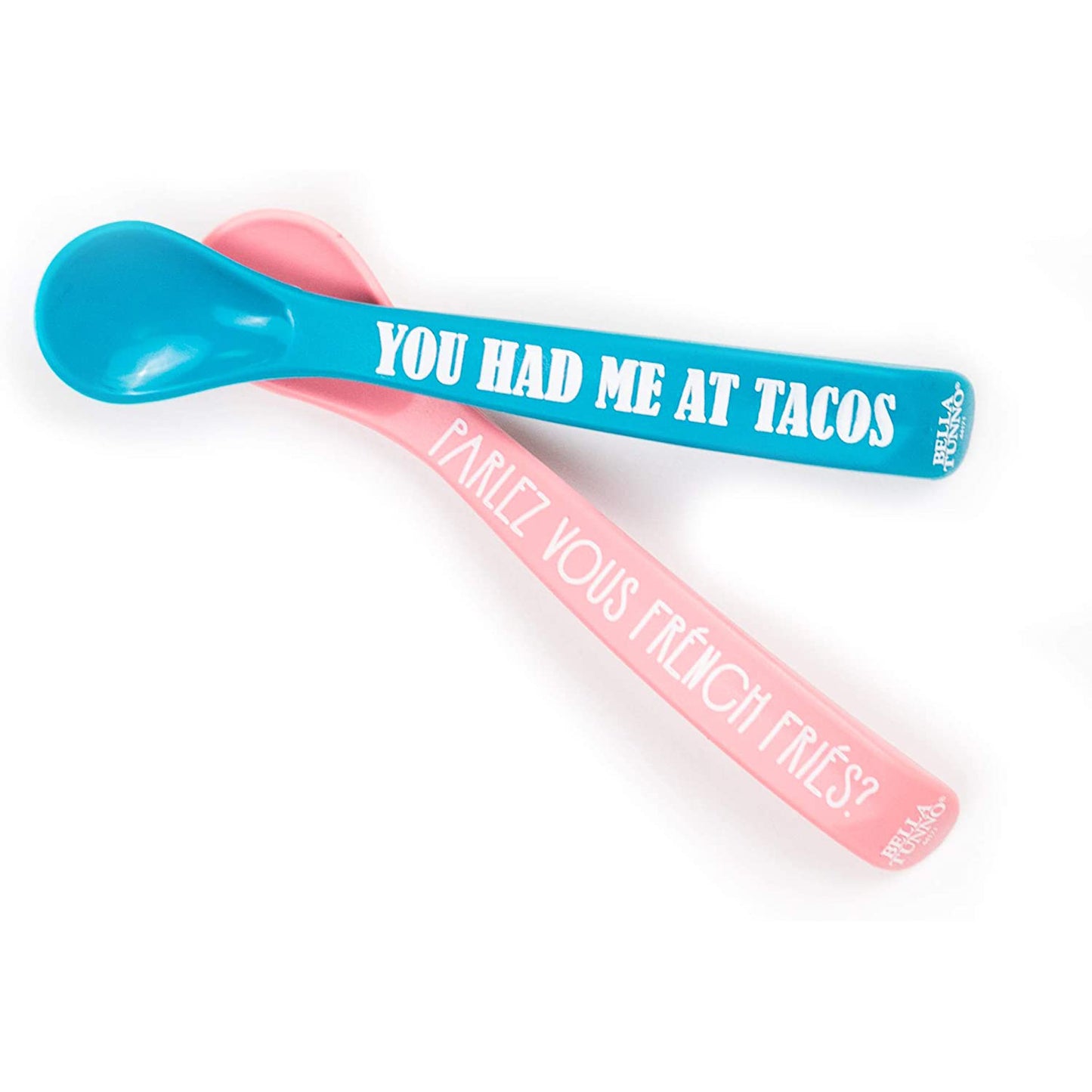 Bella Tunno You Had Me At Tacos / Parlez Vous French Fries Spoon Set
