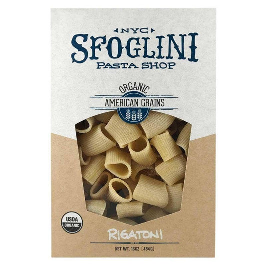Sfoglini Rigatoni Pasta, Organic Durum Semolina