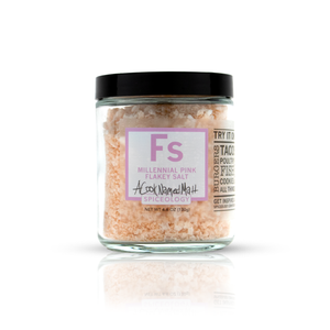 Spiceology - Millennial Pink Flakey Salt | Glass Jar from A Cook Named Ma