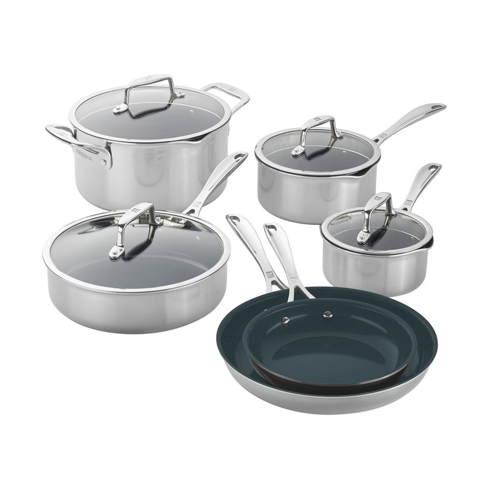 
            
                Load image into Gallery viewer, Zwilling Clad CFX Nonstick Cookware Set - 10 PC
            
        