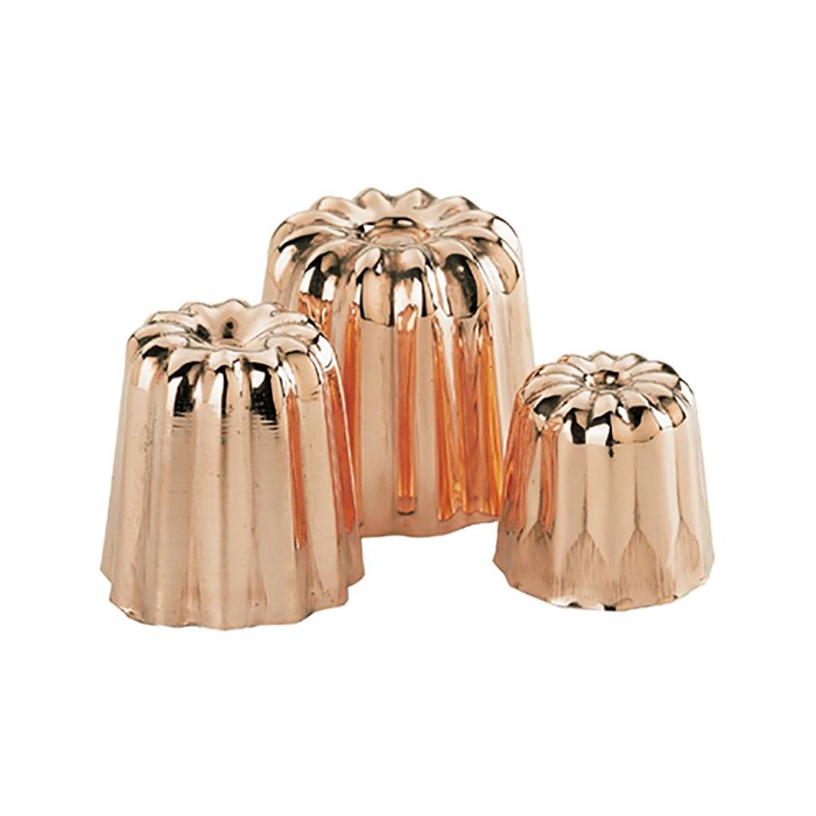 de Buyer Tinned Copper Caneles Mold