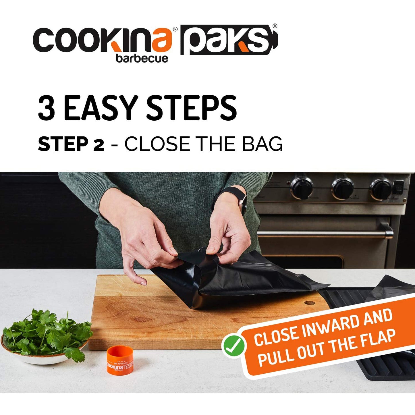 Cookina BBQ Grilling Bag - 2 PC