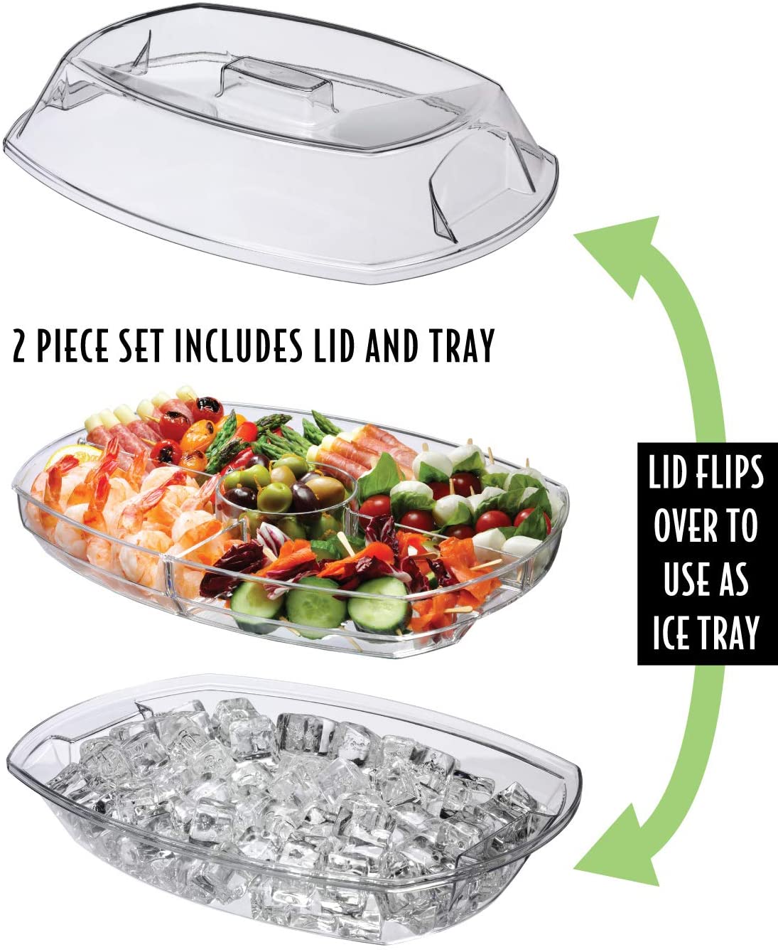 Prodyne Flip Lid Appetizers on Ice