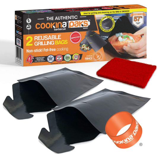 Cookina BBQ Grilling Bag - 2 PC