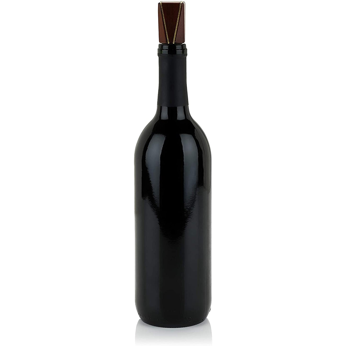 True Acacia & Gold Bottle Stopper by Viski