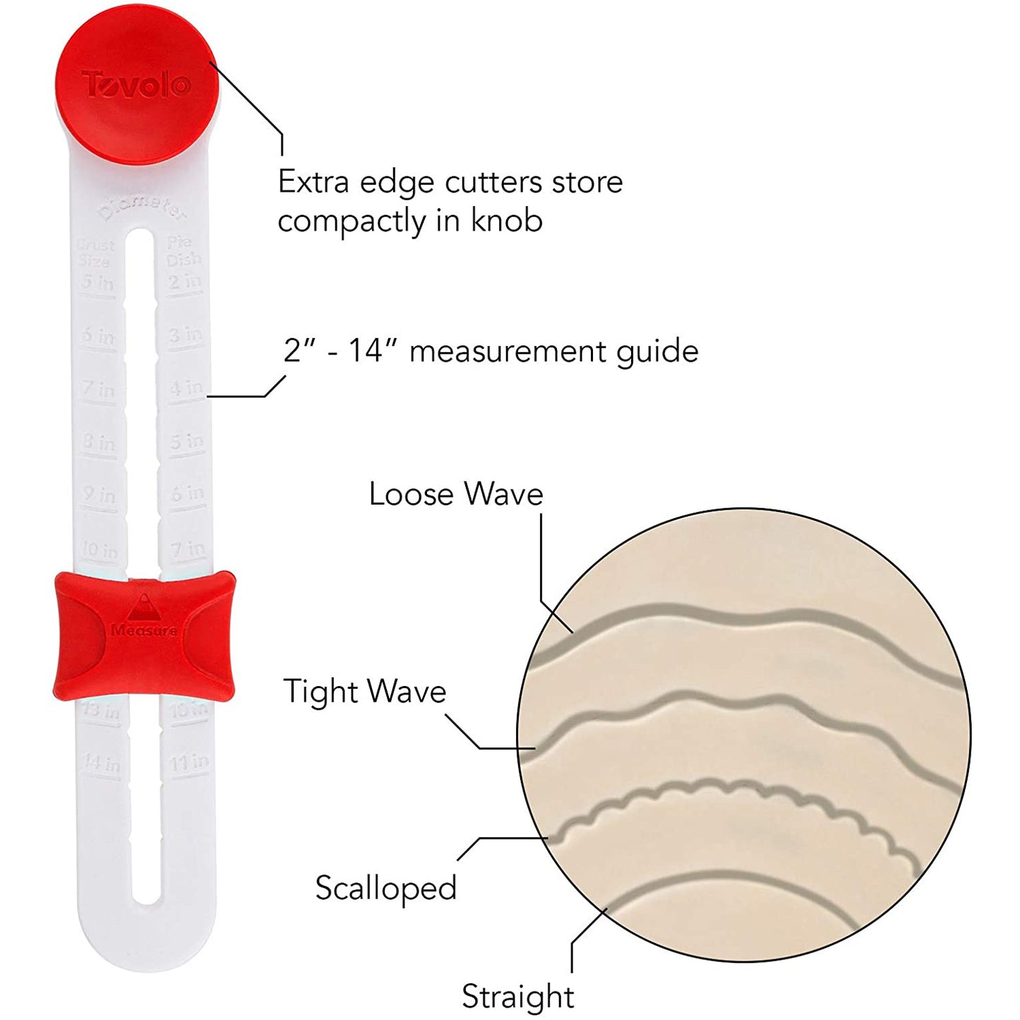 Tovolo Pie Crust Cutter