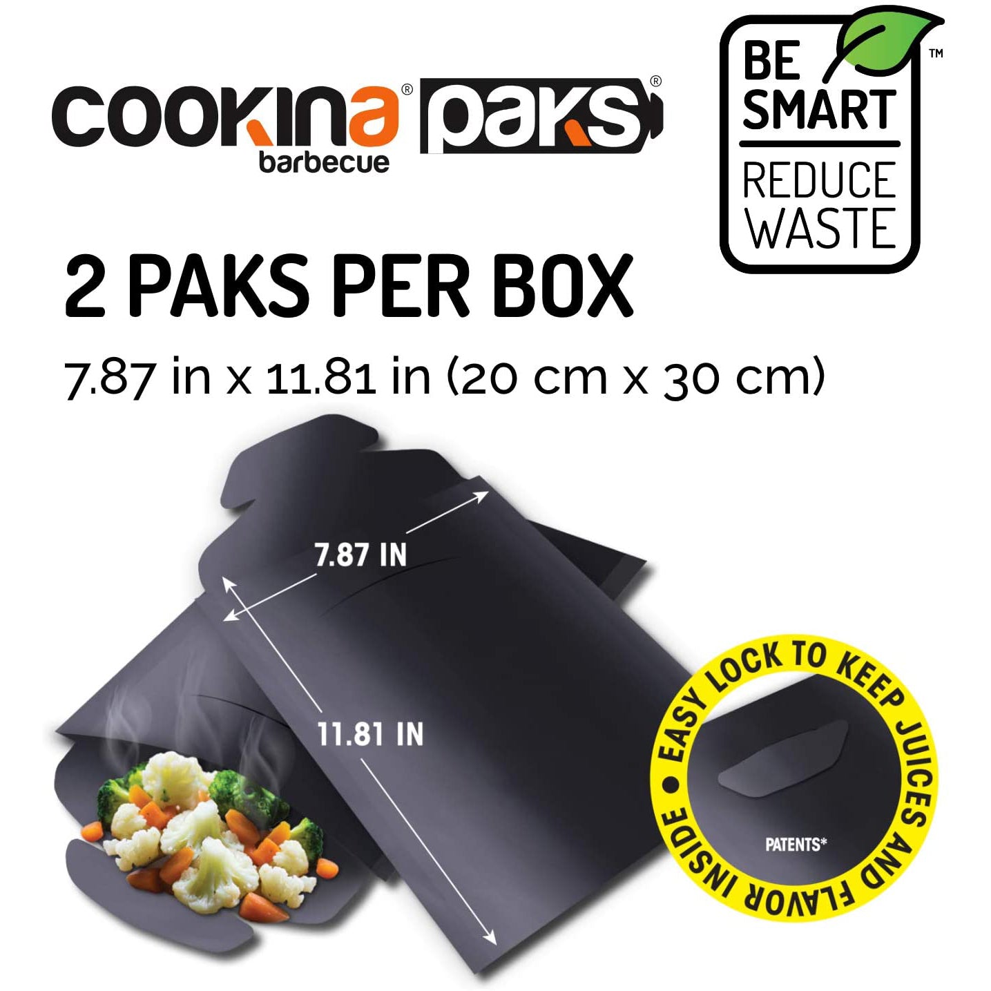 Cookina BBQ Grilling Bag - 2 PC