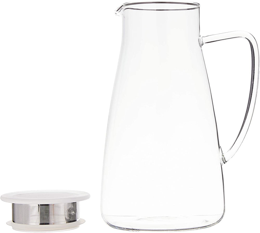 
            
                Load image into Gallery viewer, Flask Glass Iced Tea Jug - 64 oz
            
        