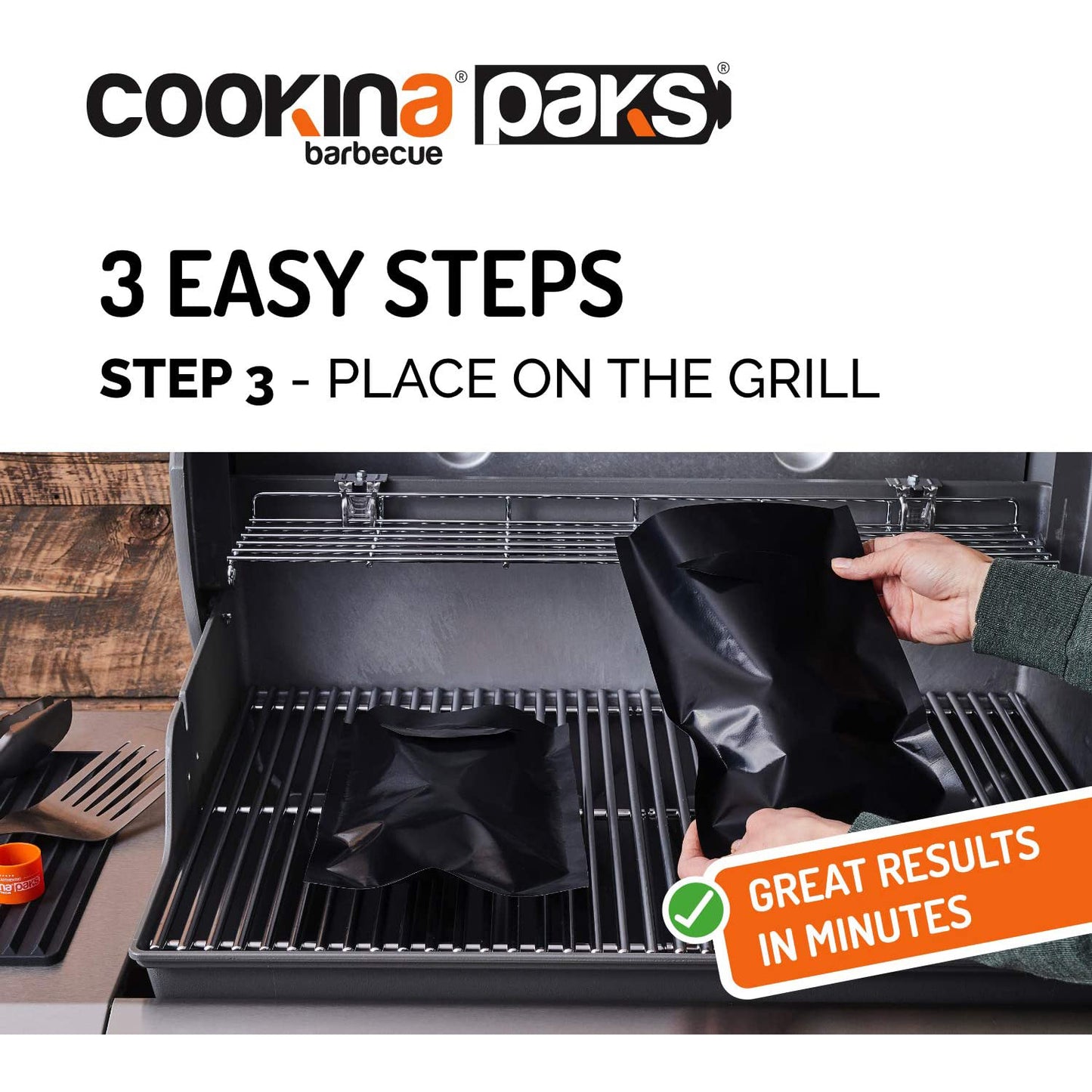 Cookina BBQ Grilling Bag - 2 PC
