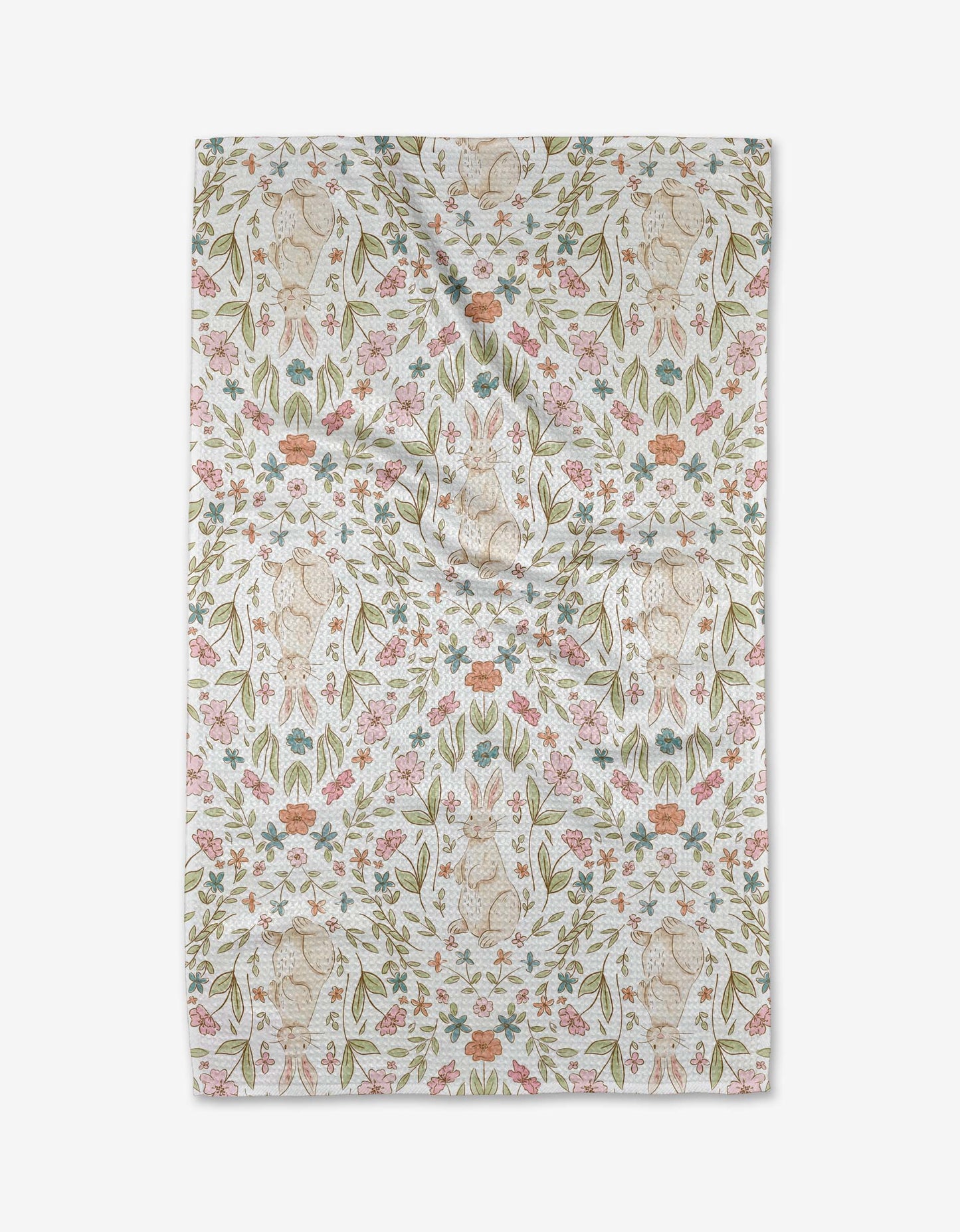Geometry - Cottontail Florals Tea Towel