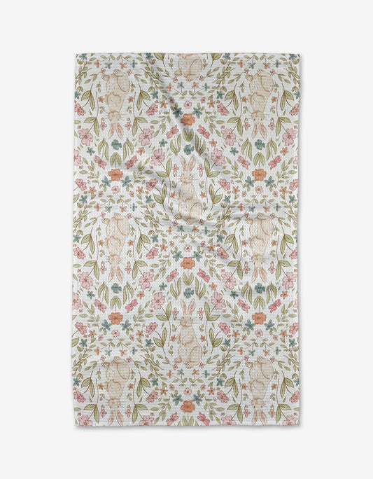 Geometry - Cottontail Florals Tea Towel