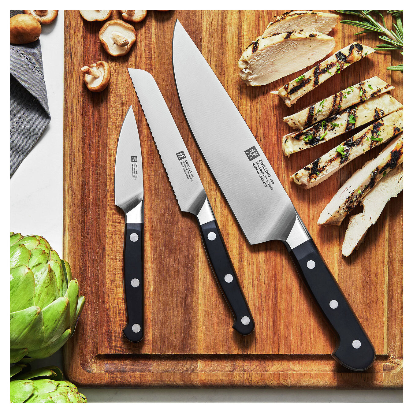 Zwilling Pro 3-Piece Knife Set