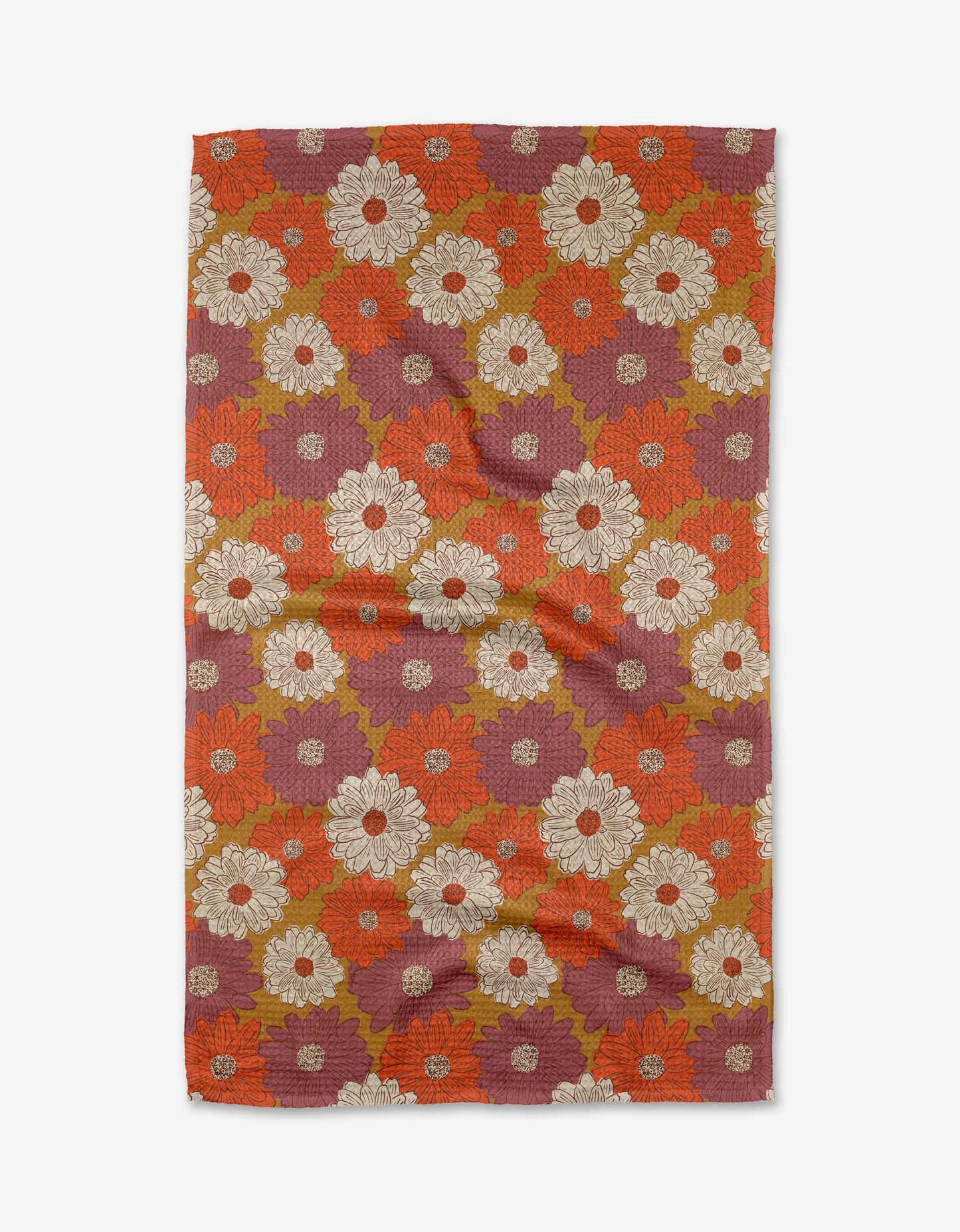 Geometry - Zinnia Forever Tea Towel