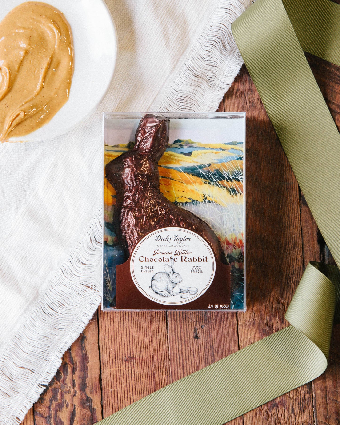 Dick Taylor Craft Chocolate Peanut Butter Dark Chocolate Rabbit