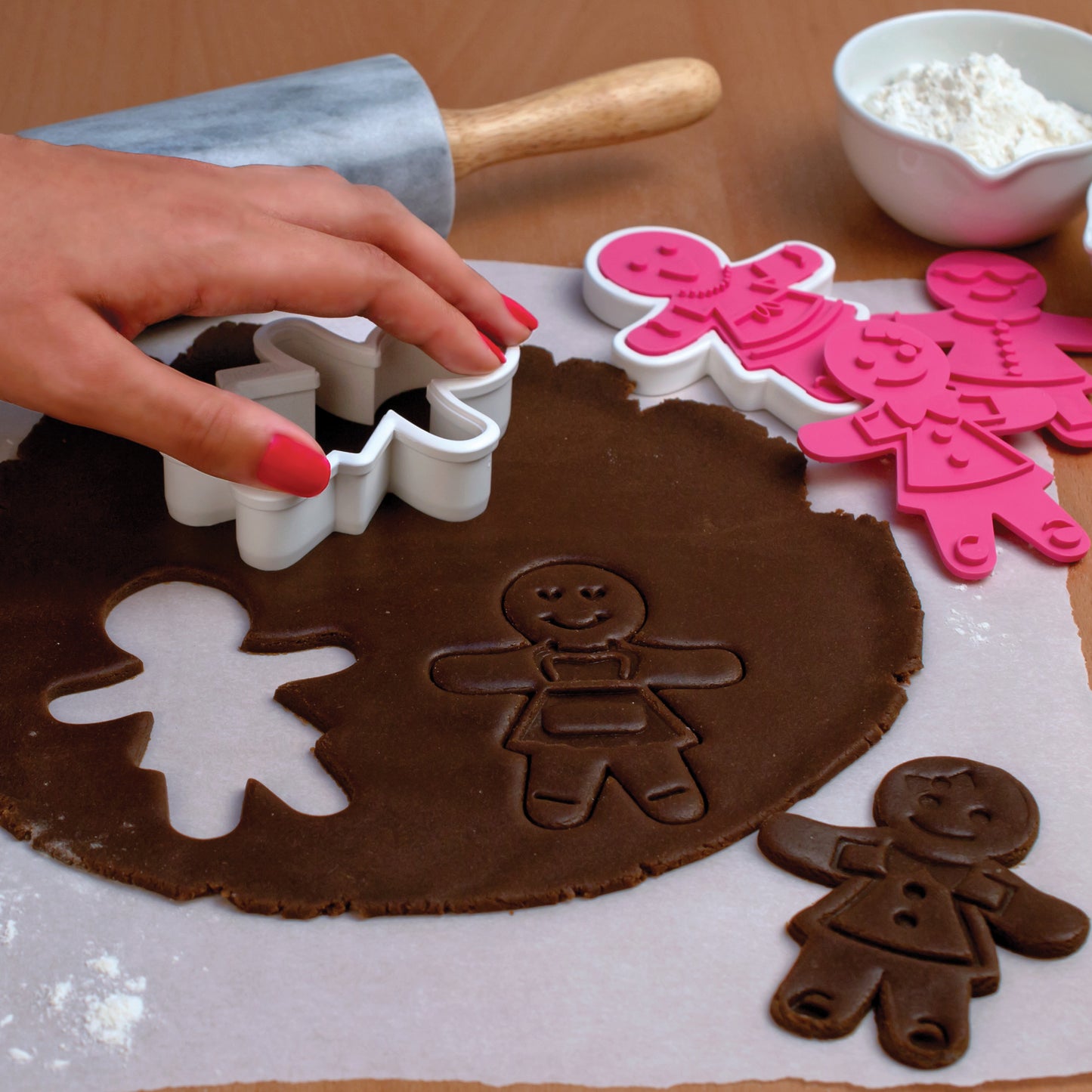 Tovolo Ginger Girl Cookie Cutters